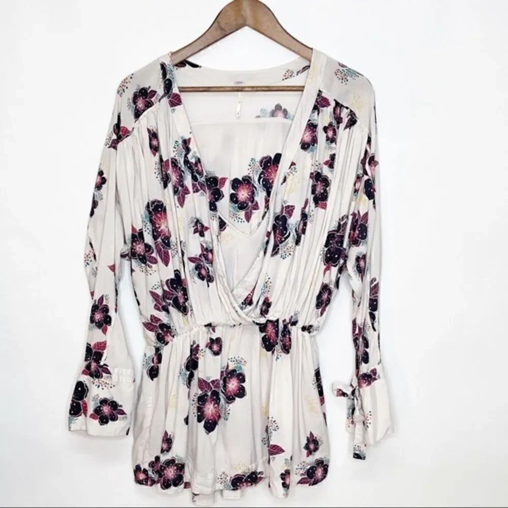 Free People Tuscan Dreams Floral Mini Dress Small - Picture 8 of 15